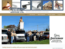 Tablet Screenshot of oosterhofelectric.com